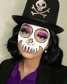 Shadow Man Princess And The Frog Makeup, Eyeshadow Looks For Halloween, Disney Villan Makeup Looks, Diy Work Costume Ideas, Halloween Character Makeup Ideas, Cosplay Ideas For Halloween, Easy Halloween Makeup Looks For Women, Dr Facilier Drawing, Halloween Costumes With Face Paint