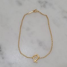 Purchased New By Me At Tiffany. Excellent Condition. 18k Gold. Comes From My Very Clean, Pet And Smoke Free Home. Jewelry Tiffany, Paloma Picasso, Tiffany Co Jewelry, Yellow Gold Bracelet, Open Heart, Paloma, Tiffany & Co., Womens Jewelry Bracelets, Gold Bracelet