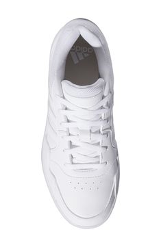 Clean-lined and crisp, this low-top sneaker is a forever-chic style that's as luxe as it is low-key. Synthetic upper, lining and sole Imported Adidas Low-top Running Shoes With Perforated Toe Box, White Sneakers Adidas, Vacation Clothes, Candle Pedestal, White Tennis Shoes, Fashionable Shoes, White Sneakers Women, Vacation Outfits, White White