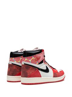 Jordan Air Jordan 1 High OG "Spider-Man Across The Spider-Verse" Sneakers - Farfetch Tenis Air Jordan, Tenis Air, Jordan Air 1, Spider Man Across The Spider Verse, Across The Spider Verse, Wings Logo, Jordan Air, Jordan 1 High Og, Air Jordan 1 High