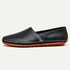 Category:Loafers  Slip-Ons; Upper Materials:Leather; Lining Materials:Leather; Gender:Men's; Toe Shape:Square Toe; Outsole Materials:Rubber; Closure Type:Loafer; Function:Slip Resistant,Comfortable; Listing Date:05/06/2024; 2024 Trends:Plus Size,Suede Shoes; Foot Length:null; Foot Width:null Mens Slip Ons, Shoes For Summer, Loafers Online, 2024 Trends, Perforated Leather, Driving Shoes, Suede Shoes, Leather Slip Ons, Slip Ons