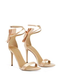 Giuseppe Zanotti Jodene satin sandals - Gold