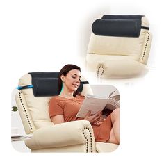 PRICES MAY VARY. 【Relax Your Head】 The recliner headrest pillow compatible with a variety of chairs, including sofas, office chairs, recliners to support your head and neck. It helps eliminate stress after a long day of work or studying, relieves neck pain, and allows you to relax and enjoy your rest time. 【Soft & Comfortable】The headrest pillow features a high-quality leather cover that is soft, thick, odorless, and durable. The interior pillow is filled with fluffy PP cotton, and the attached Sofas Office, Rest Time, Outdoor Recliner, Chair Couch, Roll Pillow, Neck Support Pillow, Cervical Pillows, Head Pillow, Study Rooms