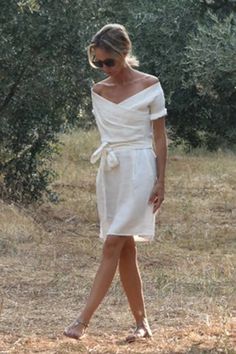 Marguerite White Linen Dress (Pre-Order, Ships Aug 22) – Luxe Provence South Of France Style, White Linen Dress, Provence Style, White Linen Dresses, Tulip Skirt, Slow Fashion Brands, Casual Evening, Stylish Work Outfits, The South Of France