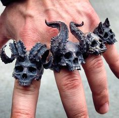 Joe Black, Skull Rings, Dark Jewelry, Mens Rings Fashion, Dope Jewelry, Skull Jewelry, Skull Ring, Fantasy Jewelry, Gothic Jewelry