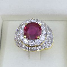 Handmade Gold Ring, Etsy Gold Ring, Blood Red, Solid Gold Rings, Ruby Diamond, Pretty Rings, Handmade Gold, Ruby Ring, Pure Gold