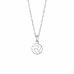 Boma Jewelry Necklaces Volleyball Necklace Volleyball Necklace, Jewelry Recycled, Circular Fashion, Necklace Clasp, Pendant Making, Necklace Clasps, Sustainable Jewelry, The Court, Necklace Silver