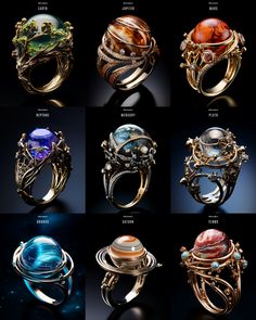 Fantasy Jewelry Magic, Cool Rings For Men, Small Nails, Fantasy Props, Nails Salon, Power Ring, Dragon Jewelry, Expensive Jewelry