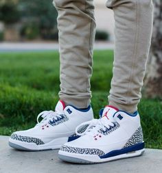 Jordan 3 True Blue, Nike Air Jordan 3, Jordan Retro 3, Men Footwear, Sneakers Jordans, Jordan 3 Retro, Shoes Sneakers Jordans, Air Jordan 3 Retro, Air Jordan Sneakers