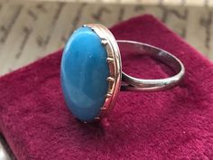 Antique Early/Mid 1800's Georgian 18x13mm Turquoise Real Gold Real Silver Ring | eBay Georgian Ring, Antique Jewelry Rings, Ring Turquoise, Lovely Ring, Real Gold, Vintage Watches, Antique Jewelry, Vintage Antiques, Silver Ring