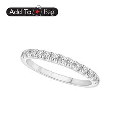 in stock Classic White Gold Rings From Macy's, Macy's White Gold Diamond Ring Brilliant Cut, Macy's Brilliant Cut White Gold Diamond Ring, Macy's Formal Diamond Ring With Diamond Accents, Macy's White Gold Diamond Ring With Prong Setting, Classic White Gold Jewelry With Pave Setting, Macy's White Gold Diamond Ring With Accents, Macy's Formal Diamond Ring With Accents, Macy's White Gold Round Diamond Ring