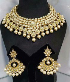 Kundan Jewelry Wedding Necklace Sabyasachi inspired Handmade | Etsy Wedding Bridal Necklace With Gota Work In Chandbali Shape, Wedding Bridal Necklace With Gota Work, Kundan Jewelry Set With Gota Work For Wedding, Temple Jewelry Sets With Gota Work For Wedding, Kundan Bridal Sets For Reception, Wedding Temple Jewelry Sets With Gota Work, Traditional Wedding Jewelry Sets With Gota Work, Kundan Chandbali Necklace For Wedding, Heavy Kundan Chandbali Necklace For Reception