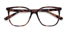 Tortoise square eyeglasses available in variety of colors to match any outfit. These stylish full-rim, small sized acetate eyeglasses include free single-vision prescription lenses, a case and a cleaning cloth. Eyebuydirect Glasses Women, Tortoise Shell Glasses Women, Beige Glasses, Aesthetic Glasses, Mens Eye Glasses, Glasses Frames Trendy, Glasses Inspiration, Cheap Glasses, Tortoise Glasses