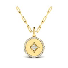 Symbolic charms to cherish offering luck, protection , and elegantly capturing the true essence of who you are Luxury White Gold Elegant Medallion Necklace, Diamond Star Charm Pendant Necklace, Celestial Style Star Charm Pendant Necklace, Yellow Gold Star Of David Charms Jewelry, Yellow Gold Diamond Jewelry With Star Charm, Luxury Star Of David Necklace With Diamond Accents, Symbolic Diamond Accents Pendant Jewelry, Celestial Style Jewelry With Star Charm Round Pendant, Celestial Jewelry With Star Charm Round Pendant