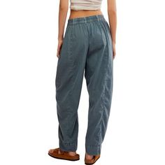 Perfect in poplin, these timeless pants will turn heads from this season to the next. Relaxed Cotton Pants With Pull-on Style, Relaxed High-waisted Wide Leg Cotton Pants, Casual High-waisted Chinos With Elastic Waistband, Cotton Bottoms With Pockets For Daywear, Relaxed Cotton Parachute Pants With Elastic Waistband, Relaxed Cotton Trousers, Relaxed Cotton Wide Leg Ankle-length Pants, Relaxed Cotton Ankle-length Wide Leg Pants, Relaxed Ankle-length Cotton Wide Leg Pants