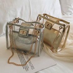 Find many great new & used options and get the best deals for Transparent Fashion Chain Crossbody Shoulder Handbags at the best online prices at eBay! Free shipping for many products! Jelly Purse, Stadium Bag, Clear Purses, Chiffon Dresses, Crossbody Handbags, Transparent Bag, Transparent Fashion, Long Chain, Bag Women