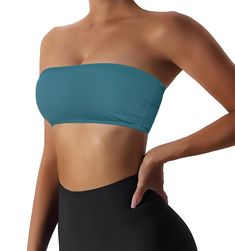 PRICES MAY VARY. Strapless Bra: The bandeau sports bra has elastic upper and lower bands, which makes sure this tube top bra doesn't easily slide or roll up; The removable pads also provide extra coverage and support for the breasts, also can be easily replaced and washed Feature: Tube top bra, bandeau bra, padded strapless bra, sports bra, wireless bra, seamless bra, crop tube bra, bralette bra, yoga workout bra, solid bra, casual bra, non-slip bra, padded tube top bra Premium Fabric: This band Casual Bra, Correct Bra Sizing, Tube Top Bra, Tube Bra, Bra Strapless, Workout Bra, Top Bra, Gym Fits, Bandeau Bra