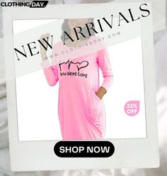 Women Fashion Casual Heart Letter Print Round Neck Loose Dress Summer Long Sleeve Dresses With Letter Print, Long Sleeve Dresses With Letter Print For Spring, Long Sleeve Spring Dress With Letter Print, Long Sleeve Letter Print Spring Dress, Pink Long Sleeve Dress With Graphic Print, Pink Heart Print Dresses, Pink Long Sleeve Graphic Print Dress, Casual V-neck Dress With Heart Print, Women Fashion Casual