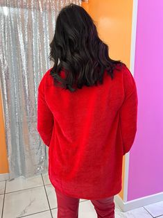 What a total love affair with this chenille turtle neck sweater. So soft and flowing and red is the color of the season for Christmas AND Valentine's Day. Note: MADE IN AMERICA Pink Power, Turtle Neck Sweater, Pink Love, Love Affair, Made In America, Red Sweaters, Casual Fits, In America, Turtleneck Sweater