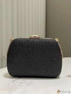 Bird in Bag - Sophisticated Womens Evening Bag, Exquisite Black Diamond-Encrusted Clutch, Stylish and Versatile, Ideal for Gala Events, Weddings, Celebrations, and Shoulder-Sling Fashion Glamorous Formal Evening Bag, Embellished Handheld Evening Bag, Handheld Embellished Evening Bag, Elegant Embellished Evening Bag For Night Out, Elegant Rectangular Evening Bags, Elegant Evening Party Bags, Embellished Handheld Evening Bag For Formal Occasions, Black Embellished Bags For Formal Occasions, Black Embellished Evening Bag For Weddings