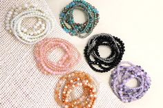 ?????? These faceted glass bead bracelets are made of high quality vivid color glass beads. These beautiful beads are handmade with beautiful craftsmanship and high quality. Lightweight and the ice-cold touch on the surface are really nice. This will look great with your romper or puff hem dress.??????? DIMENSION clasp: Stretchableproduct: Lead & Nickle Compliantmaterial: glass bead Sunglass Chain, Knot Bracelet, Glass Beaded Bracelets, Bead Bracelets, Wire Bracelet, Vivid Color, Steel Necklace, Beaded Stretch Bracelet, Faceted Glass