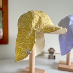 These lightweight, cotton summer hats are designed to keep the sun off of your little ones face and neck during sunny days. Elastic ruching at the back allows for a comfortable, snug fit that will grow with your little one. Sun hats are made to order. The approximate turn around time is 7 business days plus shipping. Currently available in 3 sizes: 6-12 months (approx  Toddler (1-3 years, approx 20in circuference)) Kid (3-10 years Sun Hats ship untracked for $5CDN within Canada. Upgraded shippin Playful Summer Hats With Adjustable Fit, Summer Sun Hat With Uv Protection For Play, Playful Adjustable Summer Hat, Summer Bucket Hat With Uv Protection For Play, Adjustable Fit Sun Hat With Uv Protection, Summer Uv Protection Bucket Hat For Play, Playful Adjustable Sun Hat With Upf 50+, Playful Sun Hat With Uv Protection And Adjustable Fit, Playful Adjustable Bucket Hat With Uv Protection