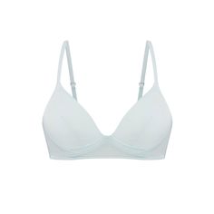 Self Silk 3/4 Cup Bra – NEIWAI White Spandex, Treating Yourself, Silk Bra, Robins Egg, Cup Bra, Wireless Bra, Bra Cups, Mulberry Silk, For Real