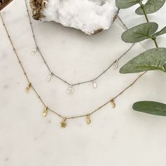 This handmade dainty moon phase necklace is perfect for all the moon worshippers out there! It is strung on a delicate satellite chain. Select your own length and metal finish! Available in gold and silver! This unique necklace is perfect for anyone loves accessorizing with on trend, modern or minimalist jewelry. Made from high quality 16k gold plated brass. It has an effortless chic vibe to it and is great for layering. All jewelry is lovingly made in Massachusetts and ships profesionally packa Minimalist Adjustable Moon Phase Necklace, Dainty Charm Necklaces With Delicate Chain, Dainty Charm Necklace With Delicate Chain, Dainty Silver Necklaces With Charms, Everyday Celestial Moon Charm Necklace, Spiritual Moon Phase Necklace For Everyday Wear, Spiritual Moon Phase Necklace For Everyday, Minimalist Everyday Necklaces With Moon Phase, Everyday Spiritual Moon Phase Necklace