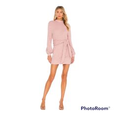 Majorelle Edwin Mini Dress - Size Small New Without Tags Color: Pink Msrp: $168.00 50% Viscose, 30% Nylon, 20% Poly Hand Wash Cold Unlined Pull-On Styling Attached Waist Tie Ribbed Fabric Fitted Belted Dress For Brunch, Feminine Fitted Mini Dress With Belt, Fitted Belted Mini Dress For Brunch, Fall Cocktail Belted Dress, Mini Length Belted Dress For Brunch, Feminine Fall Dresses For Night Out, Feminine Fall Night Out Dresses, Belted Mini Dress For Brunch, Spring Belted Mini Dress