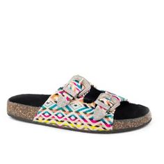 Roper Desiree (Multi) - Women's Sandals - Hatcountry Serape Fabric, Colored Fabric, Comfort Design, Buckle Sandals, Liner Socks, Women's Wardrobe, Women's Sandals, Summer Wardrobe, Warm Weather