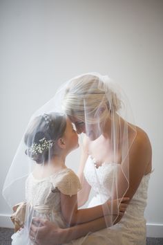 Courtney Clariday and her step daughter Taylor sharing a beautiful moment under her vail. Her wedding was at The Cabin by the Spring at Andrew Jackson's Hermitage in Nashville, TN http://hermitageevents.com/ Amazing photography by Bree Marie Photography http://breemariephotography.com/ Boda Mexicana, Wedding Photography Poses, Wedding Cake Designs, Wedding Photo Inspiration, Wedding Shots, Wedding Pics, Wedding Poses