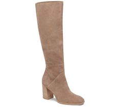 A knee-high style that takes fall dressing to the next level, this beautiful boot adds drama and texture to this season's midi dresses and mini skirts alike. From Dolce Vita. Chic Wide Calf Mid-calf Heeled Boots, Fitted Beige Knee-high Boots For Fall, Fall Over-the-knee Wide Calf Boots, Elegant Winter Mid-calf Boots, Trendy Knee-high Spring Heeled Boots, Trendy Knee-high Heeled Boots For Spring, Trendy Knee-length Boots For Fall, Trendy Knee-length Fall Boots, Fall Mid-calf Boots For Workwear