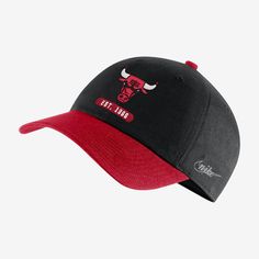 Top off your game-day look with this Chicago Bulls cap. Its classic 6-panel design has soft, structured cotton and an adjustable strap to help you customize the fit. Nike Adjustable Dad Hat With Curved Brim, Nike Baseball Cap Snapback, Nike Adjustable Dad Hat For Streetwear, Nike Snapback Hat With Curved Visor, Nike Adjustable Snapback Baseball Cap, Nike Adjustable Snapback Hat With Curved Visor, Nike Dad Hat For Streetwear With Curved Brim, Nike Dad Hat With Curved Brim For Streetwear, Nike Baseball Cap With Curved Brim For Sports