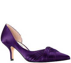 Make it an event to remember in these unforgettable Blakely pumps. From Nina. Pointed Toe Kitten Heels With 4-inch Heel For Event, Purple Pointed Toe Heels For Gala, Fitted Kitten Heels For Events, Medium Width Evening Pumps With Almond Toe, Event Heels With Sculpted Heel And Almond Toe, Evening Pumps With Medium Width And Almond Toe, Gala Almond Toe Kitten Heels With Padded Heel, Spring Evening Pumps With Padded Heel, Spring Evening Pump With Padded Heel