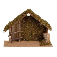 Italian Nativity Stable Christmas Nativity Scene Display, Christmas Crib Ideas, Nativity Scene Display, Nativity Stable, Christmas Diy Wood, Christmas Manger, Diy Nativity, Christmas Nativity Set, Italian Village