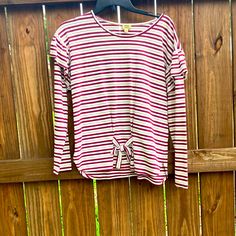 - Nwt! - True Craft Girls Size:Xl - Beautiful Shirt! Never Worn In Very Good Condition. Please Let Me Know If You Have Any Questions! Cute Red Fall Tops, Cute Striped Tops For Fall, Cute Striped Fall Tops, Cute Red Relaxed Fit Top, Cute Red Long Sleeve Tops, Girls Red, Crafts For Girls, Striped Shirt, Shirt Color