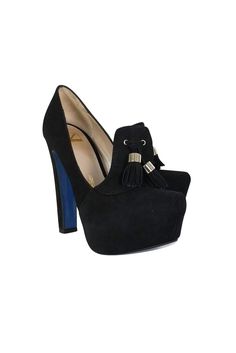 Current Boutique-Dee Keller - Black Suede Platforms Sz 7.5 Elegant Almond Toe Heels With Chunky Platform, Elegant Chunky Platform Heels For Evening, Elegant Chunky Platform Heels For Night Out, Evening Suede Platform Heels, Formal Suede Platform Heels, Glamorous Suede Heels For Party, Elegant Suede Platform Heels, Platform Suede Heels, Suede Platform Heels With Block Heel