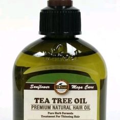 Premium Natural Hair Oil. Prevents Itchy, Dry Scalp. Stimulating Growth Oil For Dry Skin. Tea Tree Oil Is A Unique Blend Of Tea Tree Oil And Herbs That Nourishes The Hair Follicles To Help Strengthen And Repair. Tea Tree Oil Can Be Used On All Types Of Hair Including Color Treated, Relaxed, And Braided. It Eliminates Itching And Dandruff To Prevent Hair Loss Caused By Them. I Have Personally Used The Tea Tree Oil Products On Myself As Well My Clients, It Truly Works. Natural Hair Oil, Skin Tea, Oil For Dry Skin, Natural Hair Oils, Types Of Hair, Hair Follicles, Tea Tree Essential Oil, Dry Scalp, Growth Oil