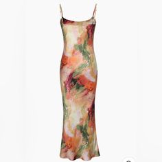 Colorful Abstract Maxi Dress Midi Slip Dress, Future Mom, Mom Outfits, Colorful Abstract, Abstract Print, Beautiful Dresses, Colorful Dresses, Slip Dress, Maxi Dress