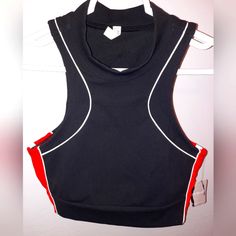 *Nwt Free People, Size Small, Workout Top *Black, White & Red *Measurements: 14" Pit To Pit/ 14.75" Length *68% Nylon/32% Elastane *I Love To Bundle! *Please Feel Free To Make An Offer Or Ask Questions. Fitted Black Crop Top For Sports, Black Fitted Crop Top For Sports, Red Fitted Tank Top For Streetwear, Sporty Stretch Crop Top For Night Out, Sporty Sleeveless Crop Top For Night Out, Sporty Fitted Crop Top For Night Out, Black Racerback Crop Top In Athleisure Style, Black Athleisure Racerback Crop Top, Black Athleisure Crop Top With Racerback