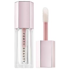 Best Clear Lip Gloss, Lip Gloss Sephora, Lip Gloss Collection, Pink Lip Gloss, Lip Serum, Clear Lip Gloss, Gloss Labial, Luminizer