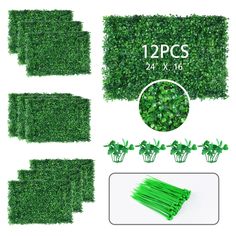 PRICES MAY VARY. ☘️Realistic grass wall: Equipped with 12 pieces of boxwood hedge wall panels, each piece 23.6*15.7inch, covering an area of about 31sq ft. Grass height of about 40mm, high density, realistic leaf color, decorated with natural, providing you with better privacy hedge. ☘️Quality and durability: Our grass wallboard is made of high-density polyethylene instead of recycled materials, so it is non-toxic and harmless. The artificial grass is UV-resistant, does not fade, and stays green Boxwood Hedge Wall, Artificial Grass Wall, Grass Backdrops, Backyard Fence, Backdrop Wall, Grass Wall, Artificial Boxwood, Party Outdoor, Fence Decor