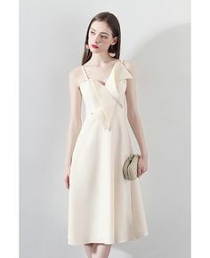 Shop 2018 Champagne Bow Knot Homecoming Party Dress with Straps online. All instock with free shipping. Pro since 2009. Spring Evening Dress For Banquets, Spring Evening Dress For Banquet, Fitted Beige Maxi Dress For Banquet, Beige A-line Midi Dress For Party, Beige A-line Sleeveless Dress For Evening, Chic Solid Color Evening Dress For Banquet, Spring Banquet Beige Maxi Dress, Spring Beige Maxi Dress For Banquet, Summer V-neck Banquet Evening Dress