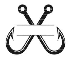 an anchor and two wrenches are shown in this black and white logo, which has been