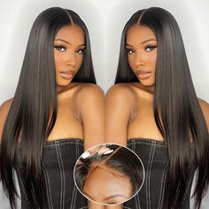 PRICES MAY VARY. Glueless Wigs Human Hair-Material：100% Brazilian Virgin Hair，180% Density；Invisible & Breathable HD Swiss Lace，Soft & No Shedding & No Tangle；Can Be Dyed & Bleached & Permed，Restyled As Your Own Hair Glueless Wigs-Advantage：9x6 inch Hd Lace Area，Pre Plucked Natural Hairline，Can Be Free Part；Upgraded Human Wigs，Pre-Cut Lace And No Glue, Easy To Wear And Take Off，No Skills Needed；Beginners Friendly And Save Your Time Pre Plucked Human Hair Wig-Lace：Bleached Tiny Knots，Swiss HD Lac Curling Straight Hair, Long Human Hair Wigs, Glueless Wigs, Glueless Wig, Lace Front Wigs Human Hair, Best Wigs, Straight Lace Front Wigs, Wigs Human Hair, Lace Material