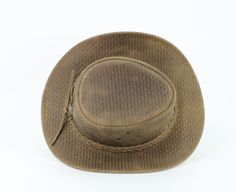 Our weaved leather cowboy hats are made of genuine cowhide leather. This beautifully handcrafted hat is made with fine craftsmanship and materials. Any scars, wrinkles or other subtle variations are characteristics of natural leather and do not affect its strength or quality. The unisex leather hat is embellished with brass conchos. The crown of the had also boasts a braided hat band. Use the strap for windy days or to keep it around your neck while traveling so you won't lose it. Perfect access Rustic Brown Straw Hat For Ranch, Rugged Brown Hat Bands For Western-themed Events, Rustic Brown Fedora Straw Hat, Rustic Brown Straw Hat For Rodeo, Brown Country Style Fedora For Rodeo, Rustic Brown Hat Bands For Rodeo, Brown Country Hat Bands For Rodeo, Brown Country Style Hat Bands For Rodeo, Country Style Brown Hat Bands For Rodeo