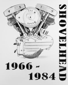 a drawing of a motorcycle engine with the words still alive on it's side