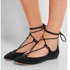 Black Chloe Flats With Laces 100% Leather Chloe Flats, Lace Up Ballet Flats, Suede Ballet Flats, Chloe Shoes, Lace Up Flats, Black Ballet Flats, Suede Lace, Handbag Shoes, Lace Up Flat