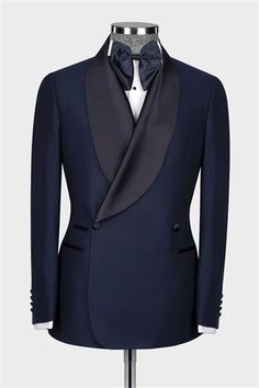 Browse an extensive collection of Soren Navy Blue Double Breasted Shawl Lapel Newest Wedding Groom Suits from Tailorforall. We have a variety of stylish options for formal,party and weddings. Groom Suits, Wedding Suits Groom, Tuxedo Wedding, Tuxedo For Men, Groom Suit, Tuxedos, Formal Party, Wedding Groom, Double Breasted