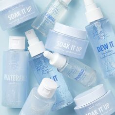 Forth Ray Skin Care, Fourthray Beauty, Blue Skincare Aesthetic, Skin Care Blue Aesthetic, Fourth Ray Beauty Collection, Blue Skincare, Fourth Ray, Fourth Ray Beauty, Skincare Aesthetic